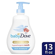 Baby Dove Sensitive Skin Care Rich Moisture Hypoallergenic Baby Wash, 13 oz
