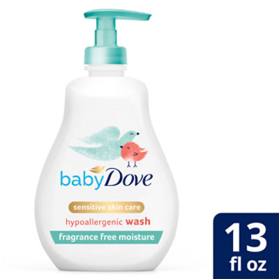 Baby Dove Sensitive Skin Care Baby Wash Fragrance Free Moisture 13 oz