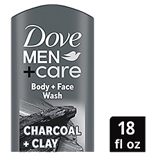 Dove Body and Face Wash Purifying Charcoal + Clay 18 oz