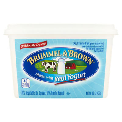 Brummel & Brown Vegetable Oil Spread with Yogurt, 15 oz, 15 Ounce