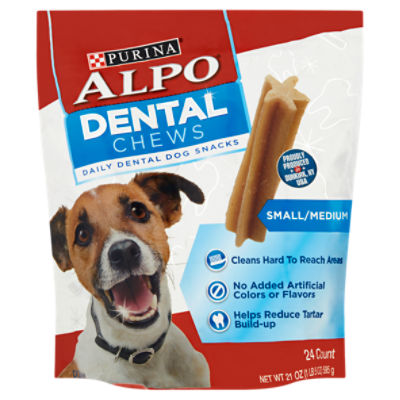 Alpo Dental Chews Small/Medium, Dog Snacks