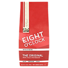 Eight O'Clock The Original Medium Roast Whole Bean Coffee, 12 oz