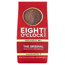 Eight O'Clock Coffee The Original Medium Roast Ground Coffee, 21 oz, 21 Ounce