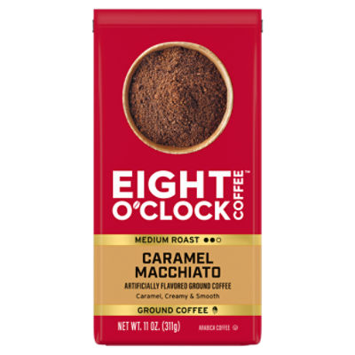 Eight O'Clock Coffee Caramel Macchiato Ground Coffee, 11 oz