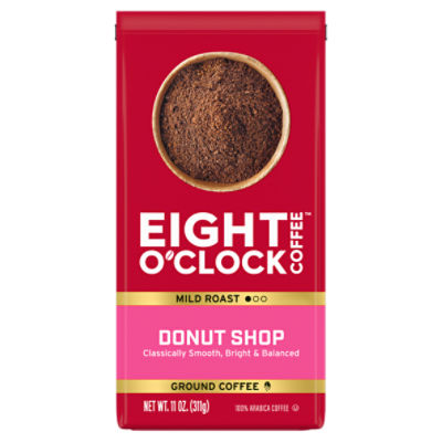 Eight O'Clock Donut Shop Mild Ground Coffee, 11 oz