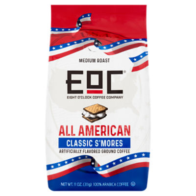 EOC Medium Roast All American Classic S'mores Ground Coffee, 11 oz