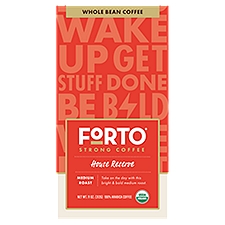 Forto House Reserve Medium Roast Whole Bean, Coffee, 11 Ounce