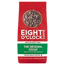 Eight O'Clock The Original Decaf Medium Roast Whole Bean Coffee, 21 oz