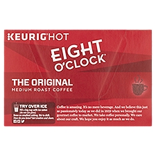 Eight O'Clock K-Cup Pods, The Original Medium Roast Coffee, 12 Each