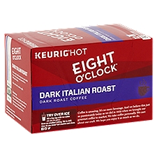 Eight O'Clock Dark Italian Roast, Coffee, 12 Each
