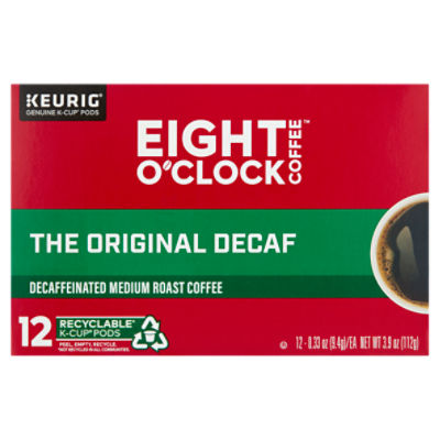 Eight O'Clock Coffee The Original Decaf Medium Roast Coffee KCup Pods
