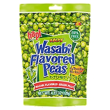 Hapi Snacks Hot Wasabi Flavored Green Peas, 4.23 oz