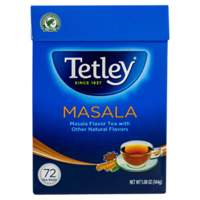 Tetley Masala Flavor Tea Bags, 72 count, 5.08 oz