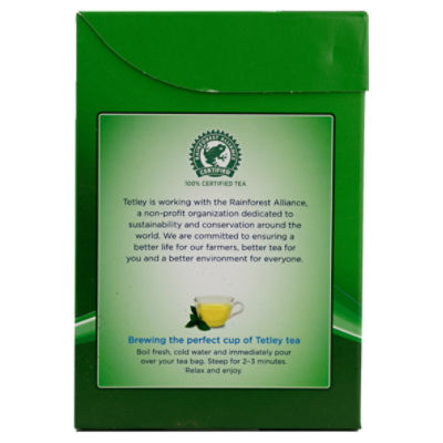 Tetley Natural Green Tea Bags Value Pack, 72 count, 5.08 oz