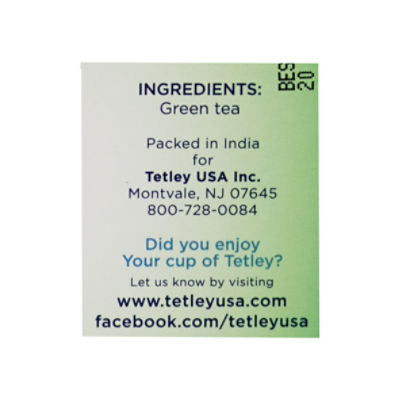 Tetley USA Ginger Tea, 72-Count Tea Bags - 5.08 Oz 
