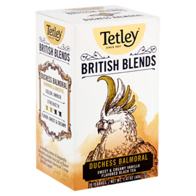 Tetley British Blends Duchess Balmoral Black Teabags, 20 count, 1.41 oz