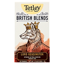 Tetley British Blends Lord Kensington Strong & Full Bodied Black Tea Bags, 20 count, 1.76 oz
