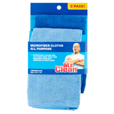 Mr. Clean All Purpose Microfiber Cloths, 2 count