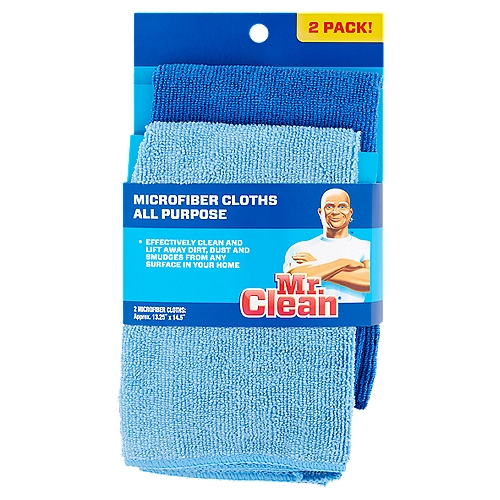 Mr. Clean All Purpose Microfiber Cloths, 2 count