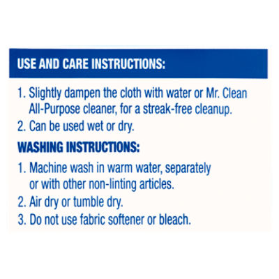 Mr. Clean Multi-Purpose Machine Washable Reusable Cleaning Wipes