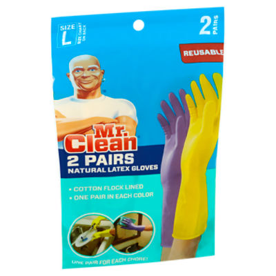 Mr clean on sale rubber gloves