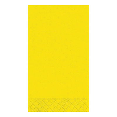 Unique Guest Towel Napkins, Neon Yellow, 20 Count