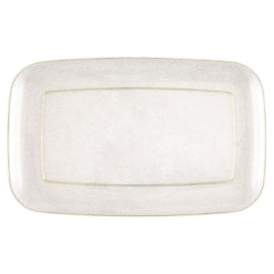 Unique Premier Stylz Clear Gold Glitter Serving Tray, 1 Count
