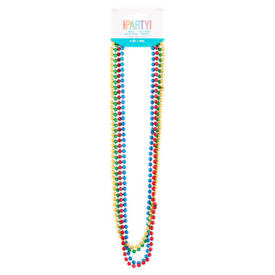 Unique Party! 32 in Bead Necklaces, 4 count
