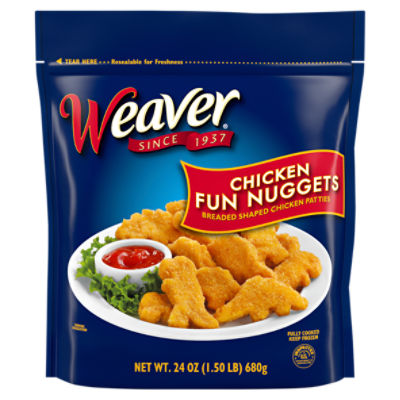 Weaver Chicken Breast Fun Nuggets