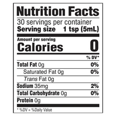 Louisiana Supreme Chicken Wing Sauce - 5 ml, Nutrition Information