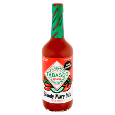 Tabasco Bloody Mary Mix Tomato Cocktail, 32 fl oz
