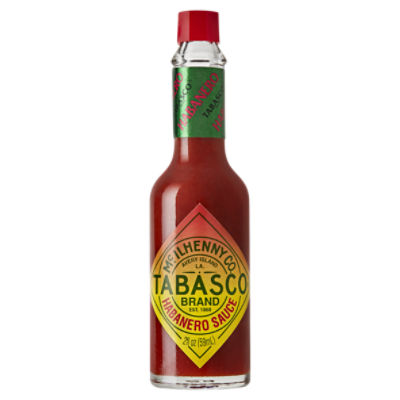 Tabasco 2 Pack Hot Sauce 5 oz Bottle Bundled by Louisiana Pantry (Habanero  Pepper)