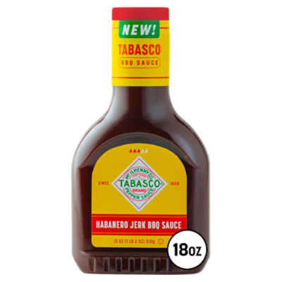Tabasco Habanero Jerk BBQ Sauce, 18 oz