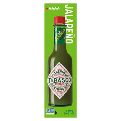 Tabasco Milder Jalapeño Green Pepper Sauce, 5 fl oz The Fresh Grocer