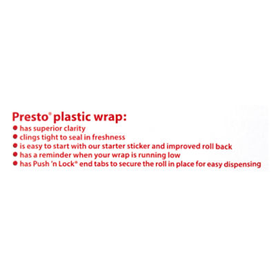 ShopRite Original Clear 300 sq ft Plastic Wrap
