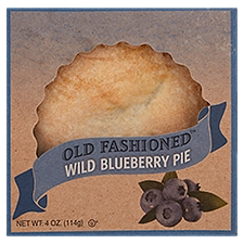 Old Fashioned Wild Blueberry Pie, 4 oz, 4 Ounce