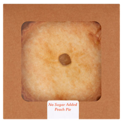 Table Talk Pies Inc. No Sugar Added Peach Pie, 24 oz