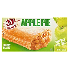 JJ's Bakery Lightly Glazed Apple Pie, 4 oz, 4 Ounce