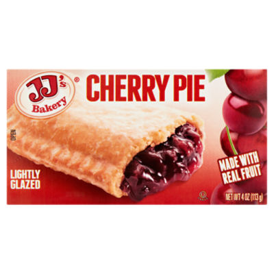 JJ's Bakery Lightly Glazed Cherry Pie, 4 oz