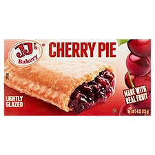 JJ's Bakery Lightly Glazed Cherry Pie, 4 oz, 4 Ounce