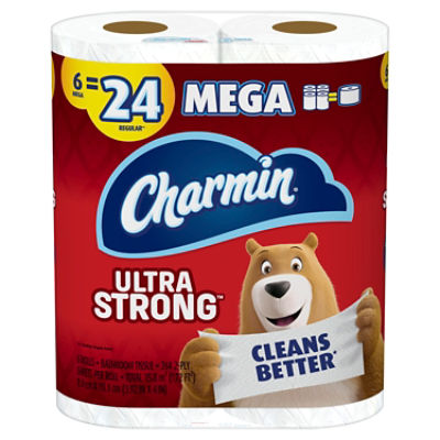 Charmin Toilet Paper Mega Roll, 6 Each