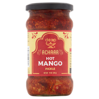 Deep Achaar Hot Mango Pickle, 10 oz