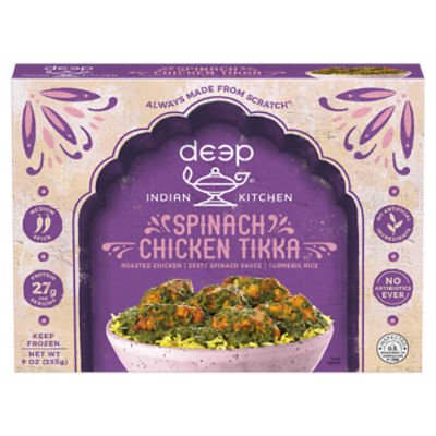 Tandoor Chef Chicken Tandoori with Spinach, 10 oz