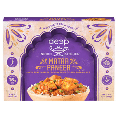 Deep Indian Kitchen Matar Paneer, 9 oz