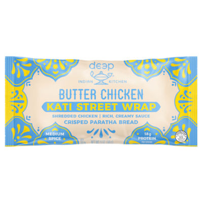 Deep Indian Kitchen Butter Chicken Kati Street Wrap, 5 oz