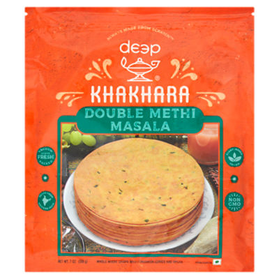 Deep Double Methi Masala Khakhara, 7 oz