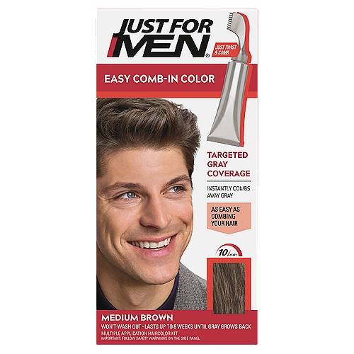 JFM Easy Comb-In Color Medium Brown