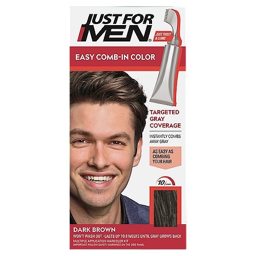 JFM Easy Comb-In Color Dark Brown
