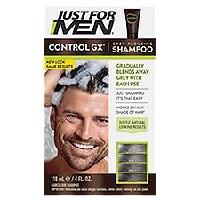 Just for Men Control GX Grey - Reducing Haircolour Shampoo, 4 fl oz