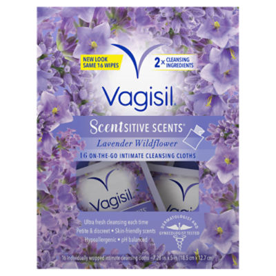 Vagisil Scentsitive Scents Lavender Wildflower Intimate Cleansing